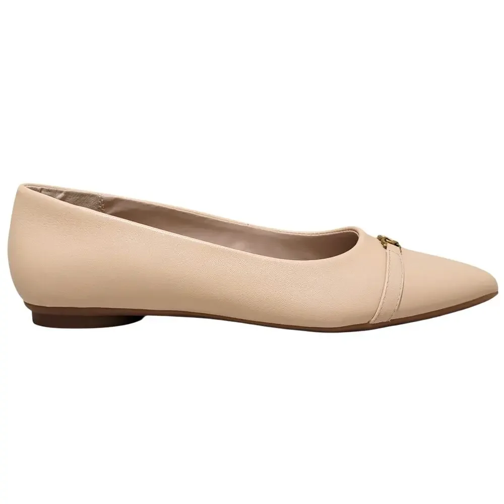 Giani Bernini Women Bentlley Pointed Toe Ballet Flats Size US 7M Ginger Beige